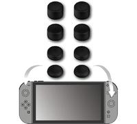 Konix Interactive Appuie-pouces Pack de 8 pour Joy-Con Nintendo Switch 2 - Hauteur ajustable - Noir