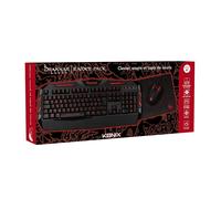 Konix Interactive Pack gaming Drakkar RAIDER - Clavier UTGARD, Souris SHAMAN, Tapis de souris