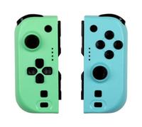 Manettes Joypads - Nintendo Switch et Switch OLED - KONIX - Autonomie 8 h - Fonction vibration - Vert et bleu
