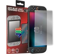Konix Protection d'écran verre trempé pour console Nintendo Switch 2 - Anti-lumière bleue - Anti-bulle - Indice de dureté 9 h - 100 % transparent