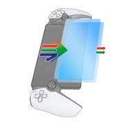 Konix Protection d'écran verre trempé pour lecteur à distance PlayStation Portal - Indice de dureté 9 h - Anti-lumière bleue - 100% transparent