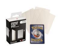 Konix Protège-cartes Premium Sleeves 66 x 91 mm - 100 pochettes - Compatible Lorcana, Magic The Gathering, Pokémon - Plastique - Transparent