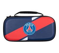 Konix Interactive Housse de transport PSG pour Switch/Switch Lite/OLED 8 jeux Bleu marine et rouge