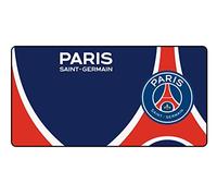 Konix PSG Tapis de Souris Gaming XXL 90 x 46 cm - Surface Silicone 3D Ultra Fine - Base antidérapante en Caoutchouc - Bleu, Blanc et Rouge