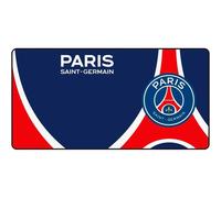 Konix Tapis souris PSG XXL 90x46cm silicone 3D ultrafine base antidérapante Bleu/blanc/rouge