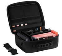 Konix Sacoche de protection et transport Big Carry Case console Nintendo Switch 2 - Filets rangement accessoires - 14 compartiments jeux - Noir
