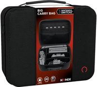 Konix Interactive Sacoche de transport pour Nintendo Switch 2 et modèle OLED Noir 14 compartiments