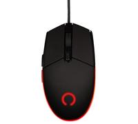 Konix Souris Gaming Filaire Arcane 70 g pour PC - 4 Niveaux DPI - Revêtement en Caoutchouc - Câble tressé - Éclairage LED Arc-en-Ciel - Noir