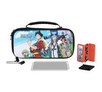 Konix One Piece Pack d'accessoires gaming Starter Kit Nintendo Switch, Switch Lite et Switch OLED - Housse - Boîtier - Écran de protection - Écouteurs