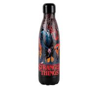 Konix Stranger Things Bouteille isotherme - Acier inoxydable - 500 ml - Motif Hellfire Guitar - Noir