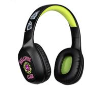 Konix Casque audio sans fil Stranger Things Bluetooth 5.3 Microphone Autonomie 30 h Noir/jaune