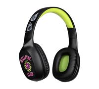 Konix Casque audio sans fil Stranger Things Bluetooth 5.3 Microphone Autonomie 30 h Noir/jaune
