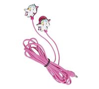 Konix Unik Écouteurs filaires Intra-Auriculaires pour Smartphones et tablettes - Microphone intégré - Câble 1,2 m - Connexion Jack - Motif Licorne