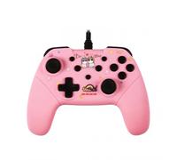 Konix Unik Manette filaire pour Nintendo Switch, Switch 2 et PC - Câble 3 m - Motif Be Love, licornes - Rose