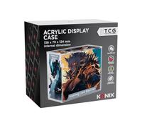 Konix Vitrine d'exposition Boite Display boosters - Compatible Magic The Gathering, Pokémon - 138 x 79 x 124 mm - Protection Anti-UV - Acrylique