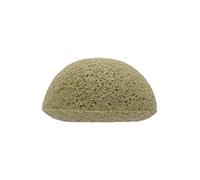 KONJAC KIREI PARIS Eponge Konjac nettoyante gommage visage soin visage maquillage point noir 100% naturelle homme femme Marque Française (Thé vert)