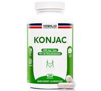 Konjac Pur 3180 mg/j - 280 Gélules - 45Jours - Effet Satiété Puissant & Efficace - 95% Glucomannane - détox, digestion, transit - Laboratoire Français MIRONLAB®