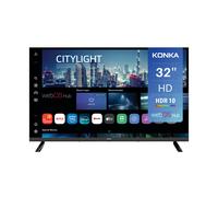 Konka Smart TV DLED 32 pouces (80 cm) - HD 720p, webOS Hub, HDR10, Dolby Audio, Airplay, LG Channels, WiFi, Bluetooth, HDMI eARC, Tuner DVB-T/T2/C/S/S2 KDG32YR682ANTS