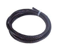 KONMAY Cordon en cuir véritable tressé, 1,8 m x 5 mm, marron vieilli (Antique Brown)