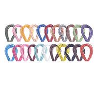 KONMAY Cordon Rond en Cuir véritable - 46 m - 10 Couleurs - 1,0 mm