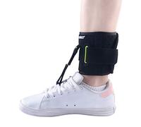 KONMED Support de pied ajustable AFO AFO Attelle de sangle de maintien Poliomyélite Hémiplégie Accident vasculaire cérébral Taille universelle