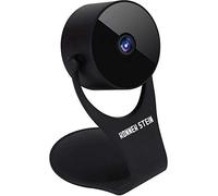 Konnek Stein Security Camera 1080p HD Indoor Wireless Smart Home Camera Detection with Night Vision 2-Way Audio Works with Alexa Assistant Black