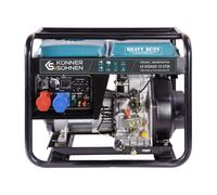 Konner & Sohnen Groupe électrogène diesel 6.5kw monophasé - triphasé KS 8100HDE-1-3 ATSR
