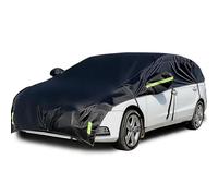 Konnfeir Demi Housse de Voiture Hiver été Voiture Extérieure Demi Couverture Imperméable Auto pour étanche à la poussière Universel Matériau Polyester 210D avec Coton (MPV)
