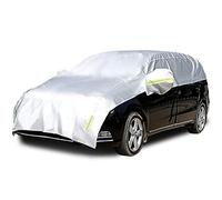 Konnfeir Demi Housse de Voiture Toutes Saisons Voiture Extérieure Demi Couverture Imperméable Auto pour étanche à la poussière Universel Tissu Oxford 210D (MPV)