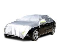 Konnfeir Demi Housse de Voiture Toutes Saisons Voiture Extérieure Demi Couverture Imperméable Auto pour étanche à la poussière Universel Tissu Oxford 210D (Berline)
