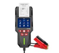 KONNWEI KW700 Testeur Batterie Auto 12V/24V avec Imprimante, Analyseur Batterie Digital pour Voiture, Camion, Moto, AGM/GEL/EFB/Lithium, CCA/EN/DIN, Start-Stop, Diagnostic Charge & Démarrage