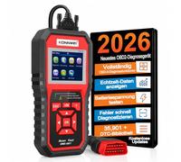 KONNWEI KW850 OBD2 Diagnostic Auto Valise Voiture,OBD Diagnostique Français Auto Multimarque, Lecteur de Code d'erreur de Moteur, Valise Effacer Defaut Voiture pour BMW Peugeot VW Véhicules