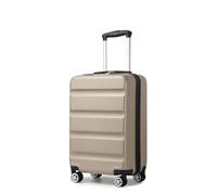 Kono 20'' Valise Cabine | Coque Rigide Durable | Serrure à Combinaison TSA | 4 Roues Doubles Silencieuses | Valise Légère en PP+ABS (Or Champagne, 55x35x22 cm)