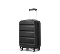 Kono 20'' Valise Cabine | Coque Rigide Durable | Serrure à Combinaison TSA | 4 Roues Doubles Silencieuses | Valise Légère en PP+ABS (Noir, 55x35x22 cm)