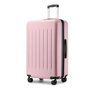 Kono Grande valise de voyage légère et extensible de 71,1 cm à coque rigide en ABS avec 4 roues pivotantes (71,1 cm, rose), rose, 711, cm