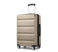 Kono Moyenne Valise Expansion Légère Rigide avec Serrures TSA Doré