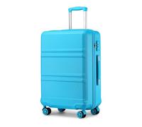 Kono Petite Valise Cabine ABS+PC 4 Roues TSA Rigide, Bleu