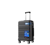 Kono Petite Valise Cabine ABS+PC 4 Roues TSA Rigide, Gris | Valise Cabine Compatible Avec La Plupart Des Compagnies. Taille 20 Pouces, Pas De Frais De Soute Coque ABS+PC Résiste Aux Cho
