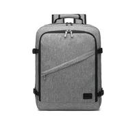 Kono Ryanair Sac à dos de cabine sous le siège pour ordinateur portable, gris, 45x33x20, Classique
