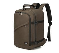 Kono Ryanair Sac de voyage pour ordinateur portable sous le siège, marron, S, Rucksack