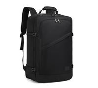 Kono Sac a Dos Cabine pour Easyjet Bagage à Main Avion 45x36x20 Sac de Voyage Sac a Dos Ordinateur Portable per femme e Homme, Noir