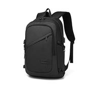 Kono Sac à Dos Ordinateur Portable 15,6 Pouces Imperméable Antivol avec Port USB, Sac à Dos PC Portable Voyage Affaires Collège pour Homme Femme - Noir