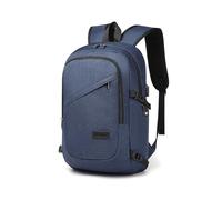 Kono Sac à Dos Ordinateur Portable 15,6 Pouces Imperméable Antivol avec Port USB, Sac à Dos PC Portable Voyage Affaires Collège pour Homme Femme - Bleu Marine