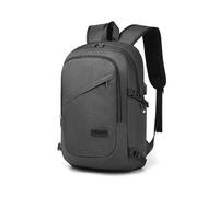 Kono Sac à Dos Ordinateur Portable 15,6 Pouces Imperméable Antivol avec Port USB, Sac à Dos PC Portable Voyage Affaires Collège pour Homme Femme - Gris Foncé