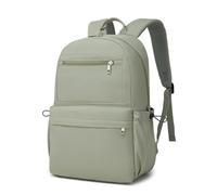 Kono Sac à Dos Scolaire et Loisir Fille Garçon Adolescents, Léger et Résistant, 15.6" Compartiment Ordinateur, Cartable pour Collège, Lycée, Études, Voyage et Quotidien (Vert)
