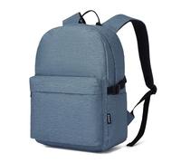 Kono Sac à Dos Scolaire Lycée Ado Étudiant Léger pour Garçon Fille, Sac d'École Travail Voyage, pour Collège et Université, Ordinateur Portable 15,6 Pouces - Marine