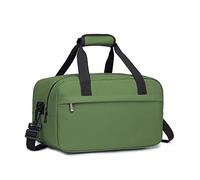 Kono Sac de Voyage 35x20x20cm Pliable Sac Cabine à Main Léger pour Ryanair avec Bandoulière 14 litres, Vert
