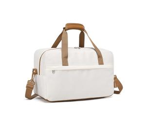 Kono Sac fourre-tout de cabine avec sangle, peut se placer sous le siège, beige/marron, M(40x20x25cm)