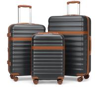 Kono Set de 3 Valises Extensibles Rigides et Légères pour Voyage