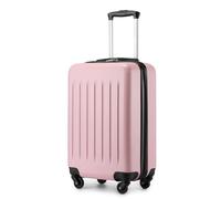 Kono Valise à main légère et rigide en ABS 4 roues pivotantes, rose, 50,8 cm, Valise